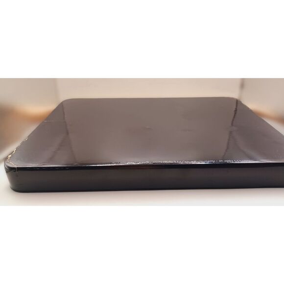 Vintage1920s Japanese Lacquerware Urushi Lacquer Embossed Gold Accents Tea Tray - Picture 12 of 13